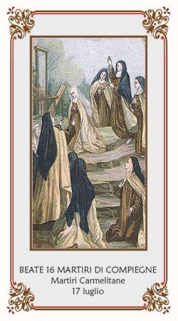 Sante Sedici Carmelitane di Compiegne